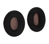 Stylebest Almohadillas de Repuesto para Auriculares Momentum, Cojín de Terciopelo Suave, Mejora el Rendimiento de los Graves, Reemplazo Rápido y Sencillo, Negro, 1 par