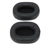 Stylebest Almohadillas de Repuesto para una Escucha Cómoda Se Adapta a Auriculares Technica ATH MSR7 M50X M20 M40 M40X Hechos de Cuero PU Duradero y Esponja 2 Piezas (Negra)