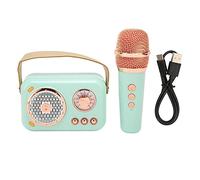 Stylebest Altavoz Bluetooth Retro, Micrófono Portátil con 6 Modos de Sonido para Fiesta de Karaoke