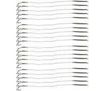 Stylebest Anzuelos de Púas de Acero Inoxidable, Aparejos de Pesca de Carpa Duraderos, 20 Piezas para Pesca en Agua Dulce, 20cm/7,9 Pulgadas (4＃)