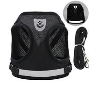 Stylebest Arnés y Correa para Perros, Conjunto Reflectante Ajustable y Transpirable para Perros Pequeños Medianos, Suministros para Caminar de 3,9 Pies (L)