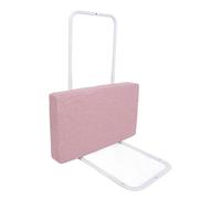 Stylebest Barandilla de Cabecera de bebé Universal Ajustable con Diseño Anti Caída, Acolchado de de Cama Suave para Cunas, de Seguridad Niños (Rosada)