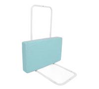 Stylebest Barandilla de Cabecera de bebé Universal Ajustable con Diseño Anti Caída, Acolchado de de Cama Suave para Cunas, de Seguridad Niños (Verde)