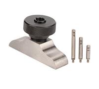 Stylebest Base para Indicador de Cuadrante de Profundidad de Acero Inoxidable Endurecido, Soporte para Micrómetro de Profundidad con 3 Varillas de Extensión (63 * 17 mm)