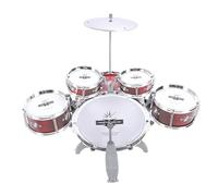 Stylebest Batería para Niños, Batería de Jazz de 5 Piezas para Niños Pequeños con Taburete y Baquetas, Juguete Musical para Niños de 3 a 8 Años, Instrumentos de Percusión para Niños y