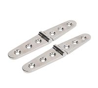 Stylebest Bisagra de Correa Resistente para Puerta de Barco y Uso Doméstico, Acero Inoxidable 316, Construcción Duradera, Paquete de 2 (3 agujeros: 152x3 0mm/5,98x1,18 pulgadas)