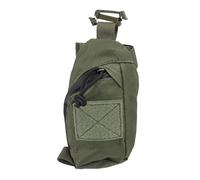 Stylebest Bolsa con Correa para Mochila, Diseño de Doble Capa con Bolsillo de Malla y Cierre de Gancho, para Correa de Hombro o Cinturón de Equipo para Mochila Al Aire Libre (Verde)