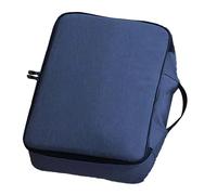 Stylebest Bolsa para Documentos de Tela Oxford Multicapa para Organizar Certificados y Archivos - Gran Capacidad con Bloqueo de Código Seguro - Uso Doméstico - 37 X 14 X 27 Cm (Azul oscuro)