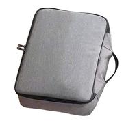 Stylebest Bolsa para Documentos de Tela Oxford Multicapa para Organizar Certificados y Archivos - Gran Capacidad con Bloqueo de Código Seguro - Uso Doméstico - 37 X 14 X 27 Cm (Gris)