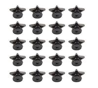 Stylebest Botón con Forma de Estrella, Remaches Decorativos Brillantes para Ropa y Zapatos, 20 Piezas de Accesorios de Hardware Antioxidantes (Color de pistola plana)