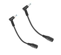 Stylebest Cable Adaptador de Corriente, 2 uds., Línea de Conector de para Ordenador Portátil, Material ABS Duradero, Macho de 4,5x3,0mm a Hembra de 5,5x2,1mm
