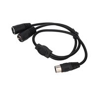 Stylebest Cable Adaptador DIN de 4 Pines a 2 DIN de 4 Pines, Calidad Profesional, Divisor en Y Macho a Hembra para Y Vídeo Doméstico, 0,5 M