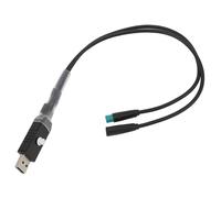 Stylebest Cable de Programación USB para Motores Configuración Compacta y Eficiente del Diámetro de la Rueda y Límite de Velocidad para Bicicletas Eléctricas Adecuado para Enchufe Triangular de 5