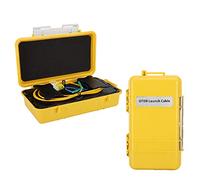 Stylebest Caja de Cable de Lanzamiento OTDR de Fibra óptica, Eliminador Ligero de Zona Muerta para Pruebas de Fibra, Modo único LC/de 1km