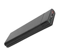 Stylebest Caja de Energía de Batería de Carga Rápida de 22,5 W, Cargador Portátil para Entusiastas del Bricolaje, Estuche de Almacenamiento Negro de 10 Piezas