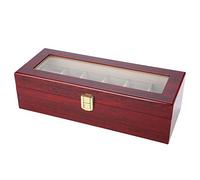Stylebest Caja Expositora de Relojes con 6 Ranuras, Soporte Elegante para Organización de Cajones, MDF Ecológico