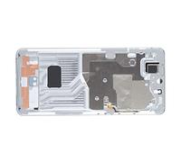 Stylebest Carcasa de Chasis de Bisel de Marco Medio Original para S21 Ultra, Piezas de Reparación de para Teléfonos Móviles, Aleación de Aluminio Duradera, 1 Unidad (Plata)