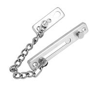 Stylebest Cerradura de Cadena de Acero Inoxidable, Protector de Seguridad Antirrobo Duradero y Resistente para Instalación de Puertas de Hogar y Hotel (tejido)