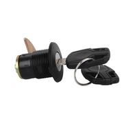 Stylebest Cerradura Trasera para Motocicleta, Universal, Duradera y Resistente a la Intemperie, Asegura el Baúl de Almacenamiento para Scooters y Motocicletas Eléctricas, Aluminio Plástico, 1 Unidad
