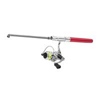 Stylebest Combos de Caña y Carrete de Pesca con Mini Bolígrafo Portátil para Pesca en el Mar Aleación de Aluminio de Aviación Ligera 20 Cm/7,9 Pulgadas (#4)
