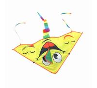 Stylebest Cometa de Dibujos Animados Triangular Portátil para Juegos Familiares Al Aire Hermoso Diseño de Tela 93 * 80cm