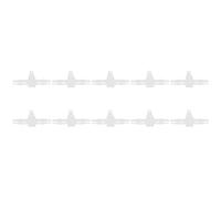 Stylebest Conector de Lengüeta en T de Plástico Duradero de 3 Vías, 10 Uds., para Laboratorios de Procesamiento Químico, Hecho de Material PP de Primera Calidad (Camiseta en T 5.6)