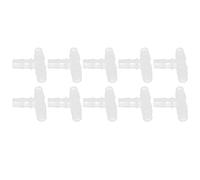 Stylebest Conector de Lengüeta en T de Plástico Duradero de 3 Vías, 10 Uds., para Laboratorios de Procesamiento Químico, Hecho de Material PP de Primera Calidad (Camiseta 15,8)