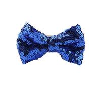Stylebest Conjunto de Sombrero y Pajarita con de Flores Brillantes para Perros y Gatos, Suministros de Moda para Fiesta de Cumpleaños Navidad (Azul)