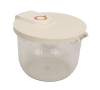 Stylebest Contenedor de Almacenamiento de Arroz de Gran Capacidad Transparente para Organización de Cocina Material Seguro Grado Alimenticio PP PET 1 Unidad (7,5 kg/16,5 libras)