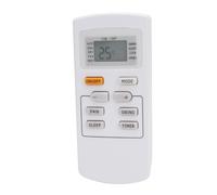Stylebest Control Remoto de CA para Gree ETAC2-07HC230VA-A, Control Remoto de Aire Acondicionado de Tacto Suave, Interruptor de Fácil Acceso Duradero