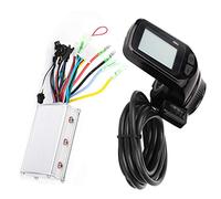 Stylebest Controlador para Bicicleta Eléctrica, Panel de Pantalla LCD sin Escobillas para Bicicletas y Scooters Eléctricos, Ligero, Resistente a la Lluvia, Potencia de 350W (compasión)