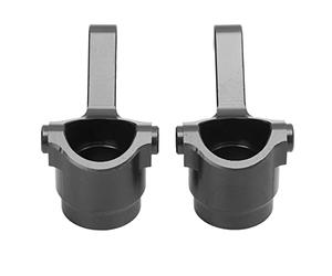 Stylebest Copa de Dirección de Aleación de Aluminio para Piezas de Mejora de Coche 1/10 RC, Metal Duradero de Alta Resistencia, 2 uds. para LC Racing PTG-2 (Negra)