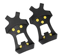 Stylebest Crampones con Puntas para Tacos de Hielo, Duraderos, Antideslizantes, 10 Tachuelas de Acero para Caminar con Seguridad en Superficies Heladas, Paquete de 2 (M)