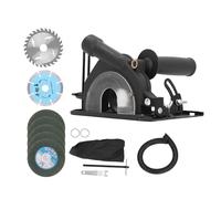 Stylebest Cubierta Protectora para Amoladora Angular, Protector Ajustable de 0 a 45 Grados con Material ABS de Hierro Duradero para Amoladoras Angulares de 100 (Conjunto multifuncional)