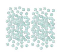 Stylebest Cuentas Brillantes de Resina de 8 Mm para Hacer Joyas y Manualidades, 500 G, Adecuadas para Todos los Creativos (verde brillante)