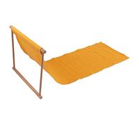 Stylebest DUUTI Tumbona de Playa Estera Reclinable Portátil para Viajes Al Aire, Haya y Lona Liviana, 49 Cm/19,3 Pulgadas, Adecuada para Playa y Césped (Amarilla)