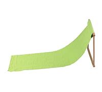 Stylebest DUUTI Tumbona de Playa Estera Reclinable Portátil para Viajes Al Aire, Haya y Lona Liviana, 49 Cm/19,3 Pulgadas, Adecuada para Playa y Césped (Verde)