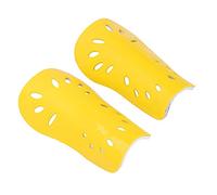 Stylebest Espinilleras de Fútbol para Niños, Equipo de Protección Transpirable para Niños Pequeños, Material EVA Ligero, Diseño de Pie Izquierdo y Derecho, Paquete de 2 (Amarilla)
