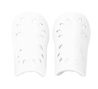 Stylebest Espinilleras de Fútbol para Niños, Equipo de Protección Transpirable para Niños Pequeños, Material EVA Ligero, Diseño de Pie Izquierdo y Derecho, Paquete de 2 (Blanca)