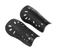 Stylebest Espinilleras de Fútbol para Niños, Equipo de Protección Transpirable para Niños Pequeños, Material EVA Ligero, Diseño de Pie Izquierdo y Derecho, Paquete de 2 (Negro)