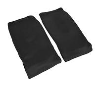 Stylebest Espinilleras Deportivas para Karate Muay Thai Sanda Algodón Elástico 2 Piezas Negro Blanco (M)