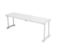 Stylebest Estante Extensible, Estante de Almacenamiento Divisor Apilable para Armario y Gabinete, Acero Al Carbono Duradero, Soporte de Carga de 121lb, 11 Uds. (Longitud 67-88 cm/26,4-34,6 Pulgadas)