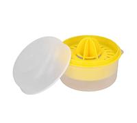 Stylebest Exprimidor de Limón Práctica Herramienta Manual para Exprimir y Separar la Yema Perfecto para Acampar Actividades en Interiores y Exteriores Hecho de PP Seguro de Grado Alimenticio Color