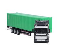 Stylebest Exquisito Modelo de Juguete de Camión Contenedor 1:48 para Niños Mayores de 3 Años de Aleación y Plástico Duraderos (Verde)