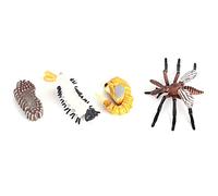 Stylebest Figuras del ciclo de vida de insectos, modelo educativo, juguete para niños, etapas de crecimiento de hormigas y mosquitos, 4 piezas de vinilo (M4184 Mosquito (31,6 g))