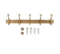 Stylebest Gancho de Pared con Riel, Ganchos de Aluminio Espaciales Montados en la Pared para Colgar Ropa, Sombreros, Abrigos, con Diseño de Superficie Lisa para Armario de Entrada Al