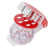 Stylebest Herramienta Desmontable para Deshuesar Cerezas, Portátil, Ligero, Removedor de Semillas de Cereza para el Hogar, Cocina, ABS Rojo, 1 Unidad