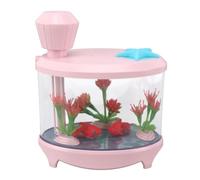 Stylebest Humidificador Paisaje Mini Escritorio USB Aromaterapia para Hogar Oficina Dormitorio 460ML (Rosa)