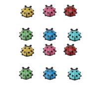 Stylebest Imanes de Nevera de Mariquita, Bonito Imán Decorativo para Nevera, para el Hogar, Cocina, Oficina, 12 Uds., Material de Resina