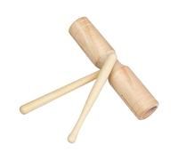 Stylebest Instrumentos Musicales de Cilindro de Madera de Doble Sonido para Niños, Juego Educativo, 1 Unidad, Hechos de Madera de Primera Calidad (Cilindro pequeño de Doble Sonido)